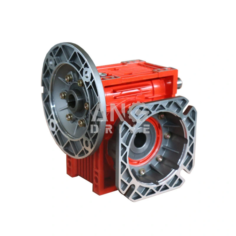 Right Angle Aluminum Body Worm Gearbox with Output Flange